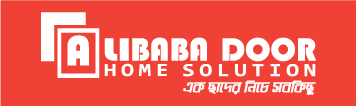 AliBaBa Door & Home Solution - Red BG Logo