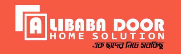 AliBaBa Door & Home Solution - Red BG Logo