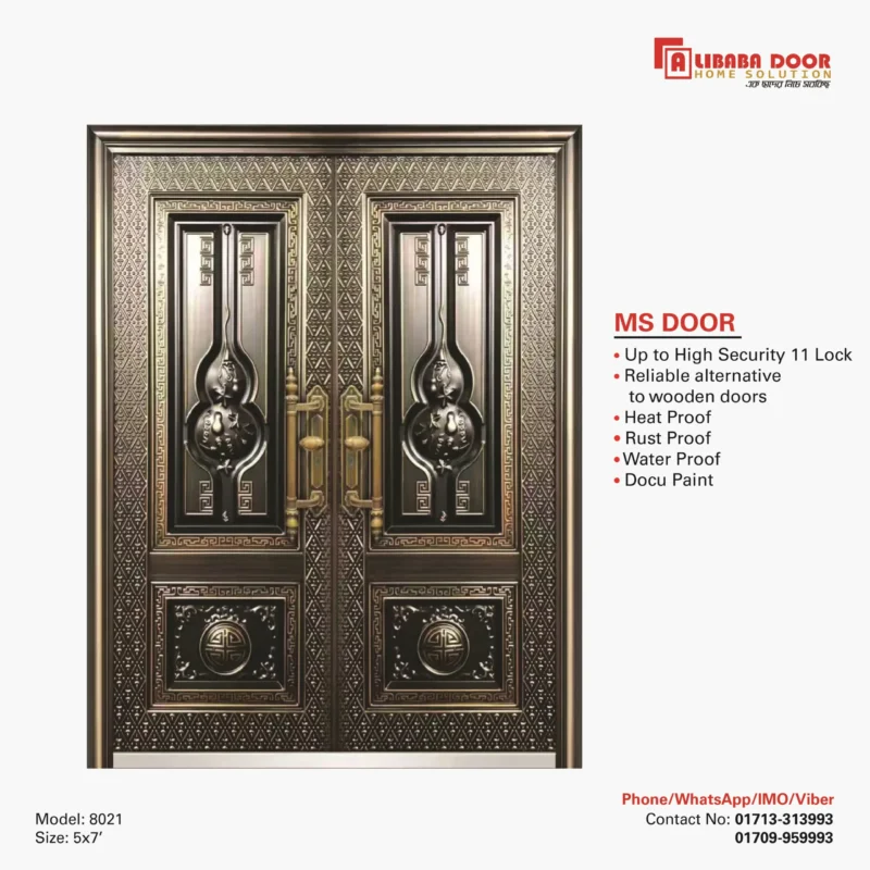 AliBaBa Metal Security Door / MS Door - 8021 - AliBaBa Door & Home Solution