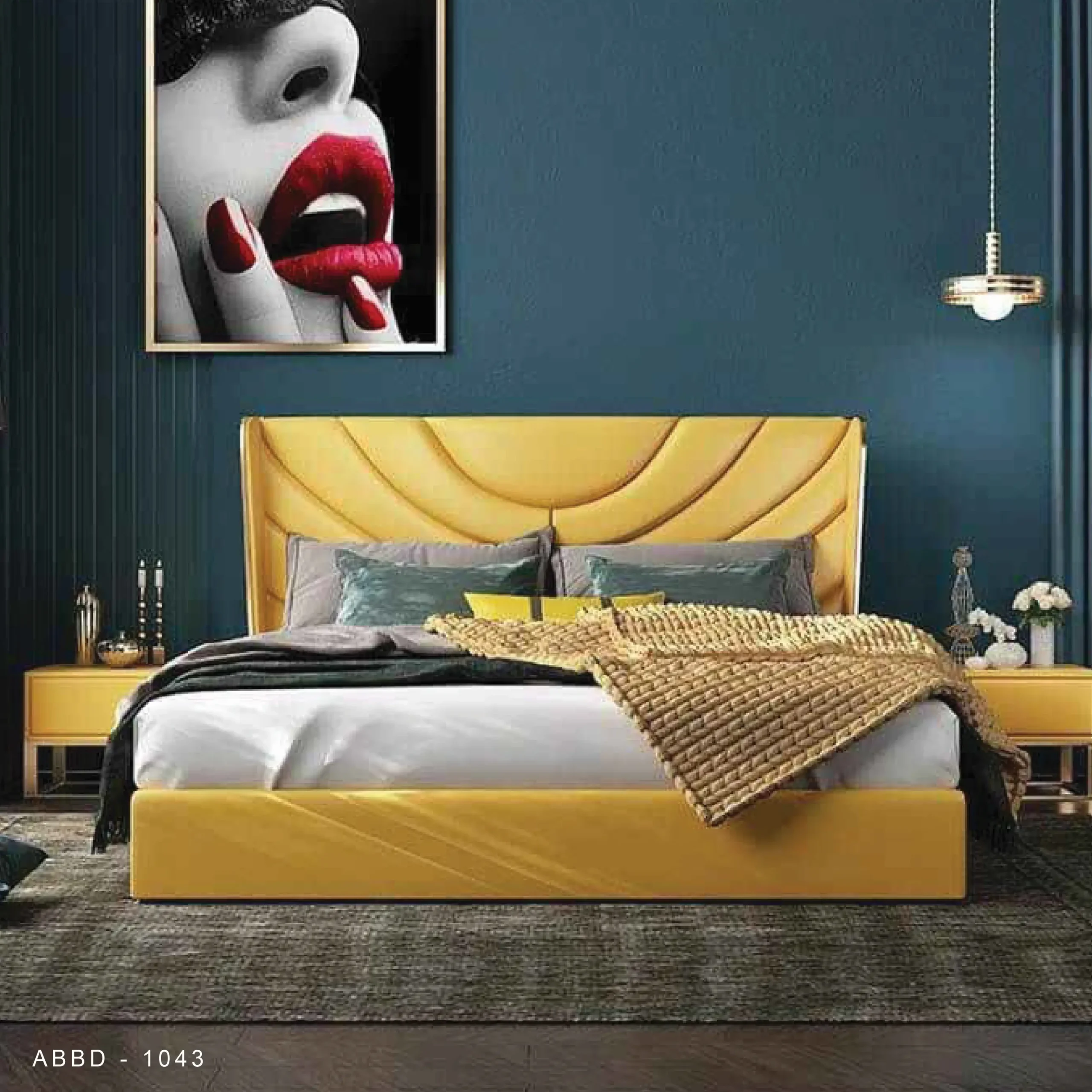 Classic Wooden Bed ABBD 1043 Image of Classic Wooden Bed