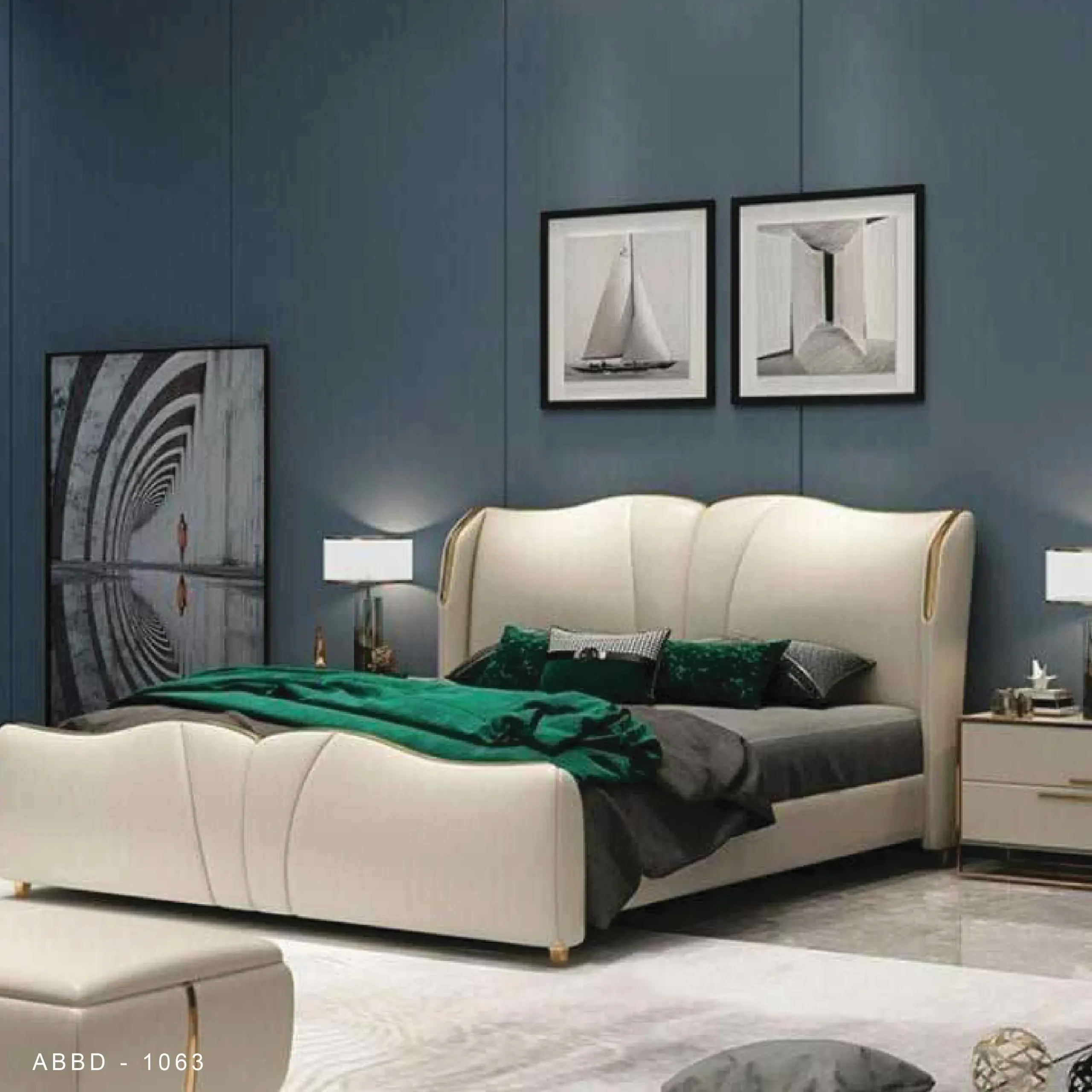 AliBaBa Classic Wooden Bed ABBD 1063 Image of AliBaBa Classic Wooden Bed