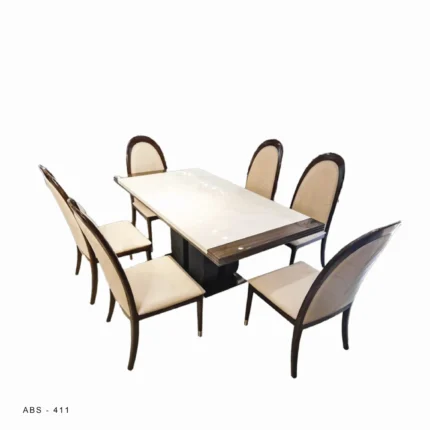 Image of Marble Top Dining Table