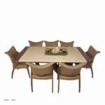Image of Marble Top Dining Table