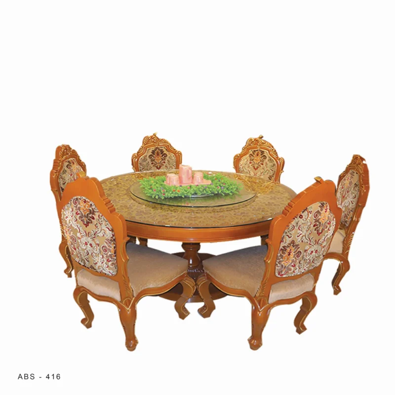 Image of Glass Top Dining Table