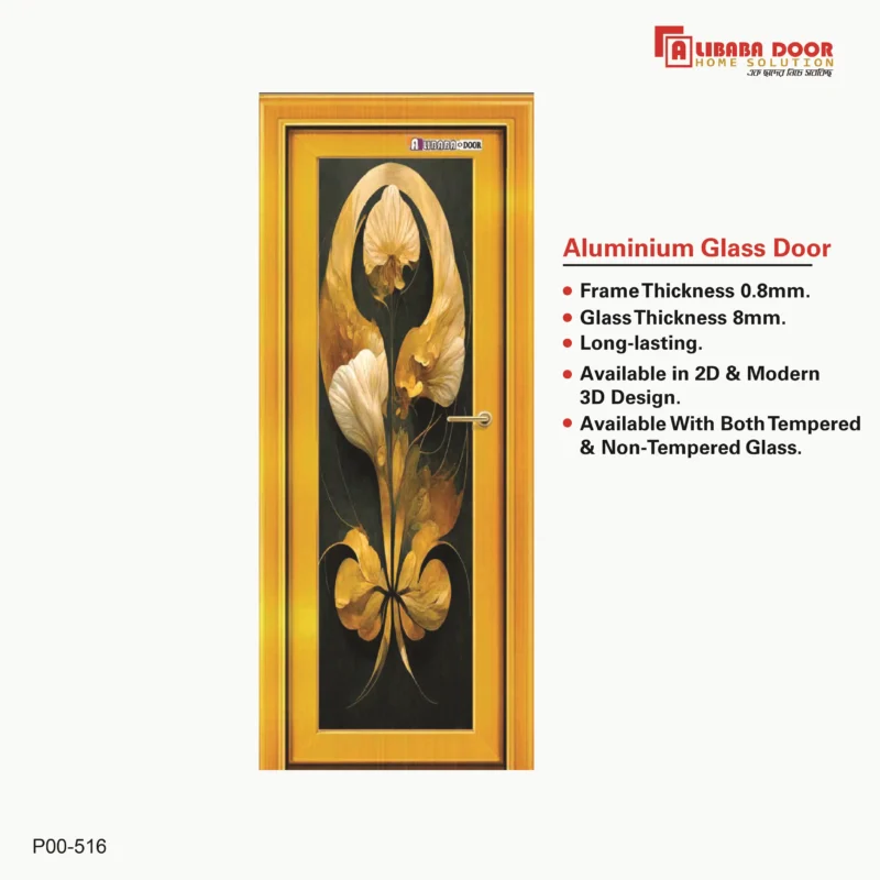 Image of AliBaBa Aluminum Glass Door