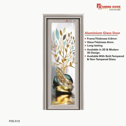 Image of AliBaBa Aluminum Glass Door