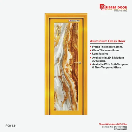 Image of AliBaBa Aluminum Glass Door