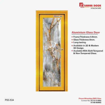 Image of AliBaba Aluminum Glass Door