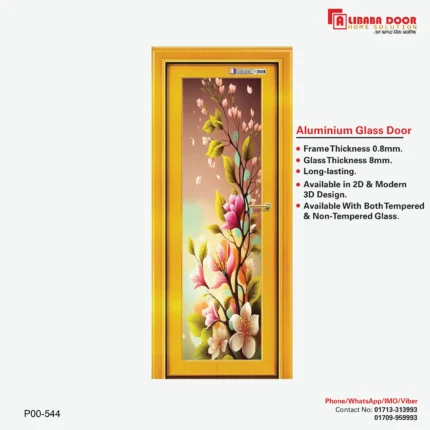 Image of AliBaBa Aluminum Glass Door