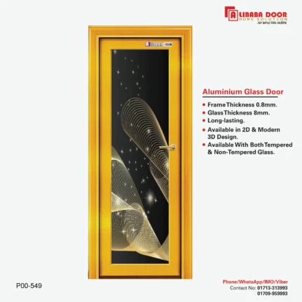 Image of AliBaBa Aluminum Glass Door