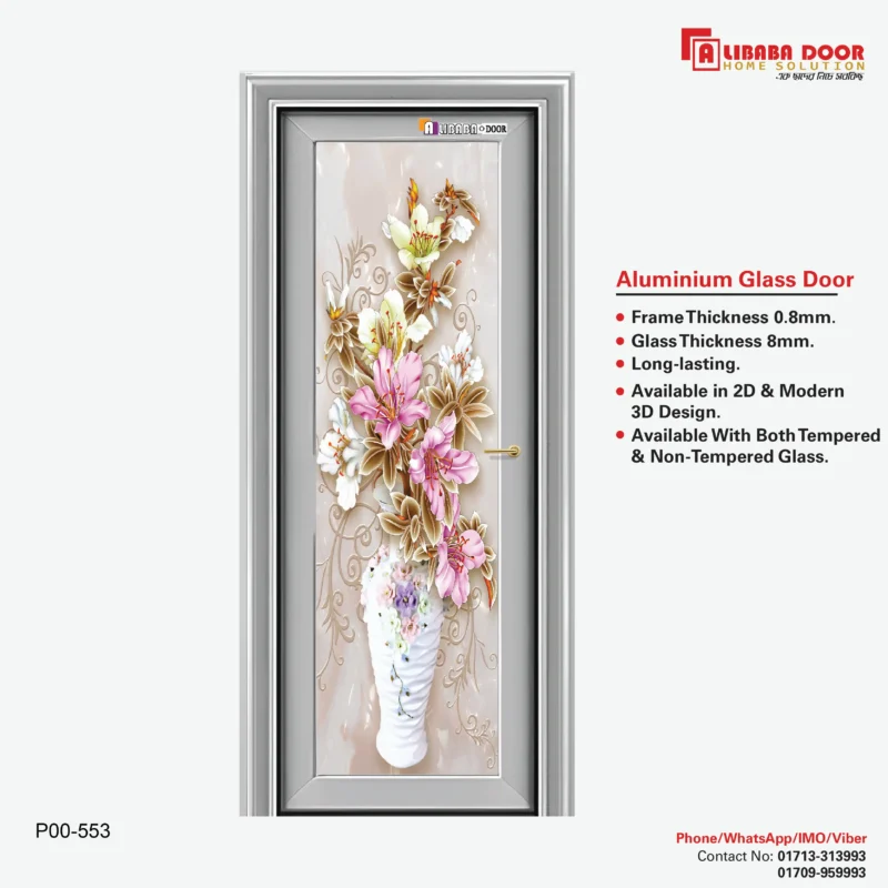 Image of AliBaBa Aluminum Glass Door
