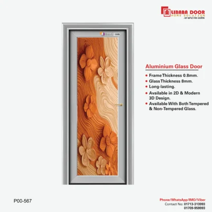 Image of AliBaBa Aluminum Glass Door