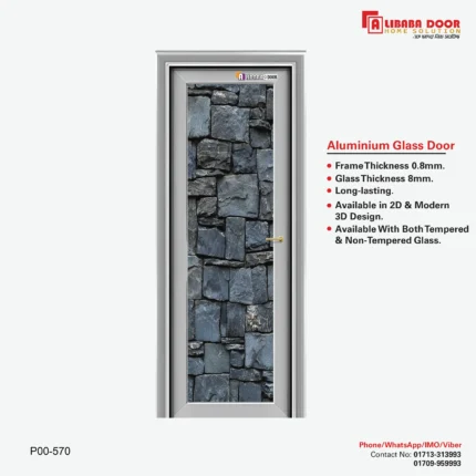 Image of AliBaBa Aluminum Glass Door