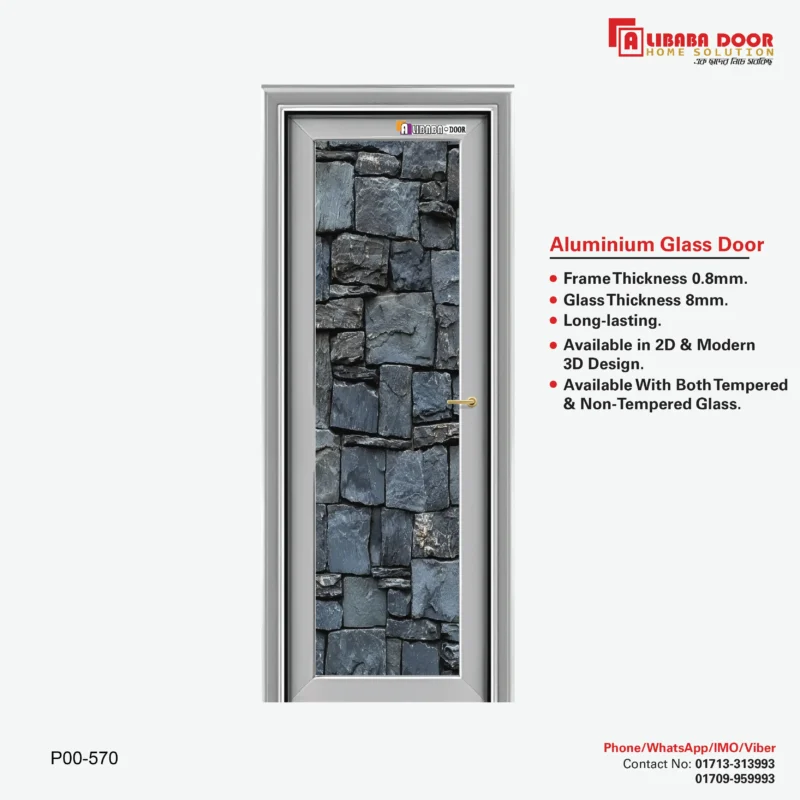 Image of AliBaBa Aluminum Glass Door