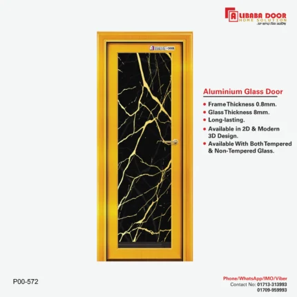 Image of AliBaBa Aluminum Glass Door