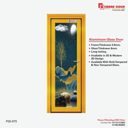 Image of AliBaBa Aluminum Glass Door