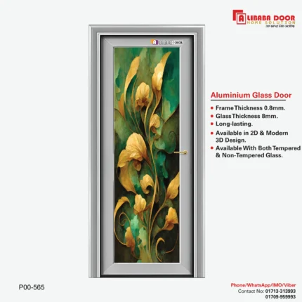 Image of AliBaBa Aluminum Glass Door