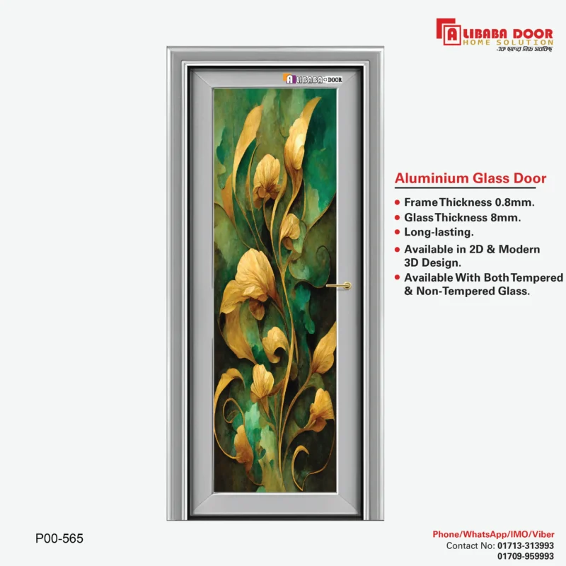 Image of AliBaBa Aluminum Glass Door