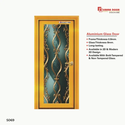 Image of AliBaBa Aluminum Glass Door