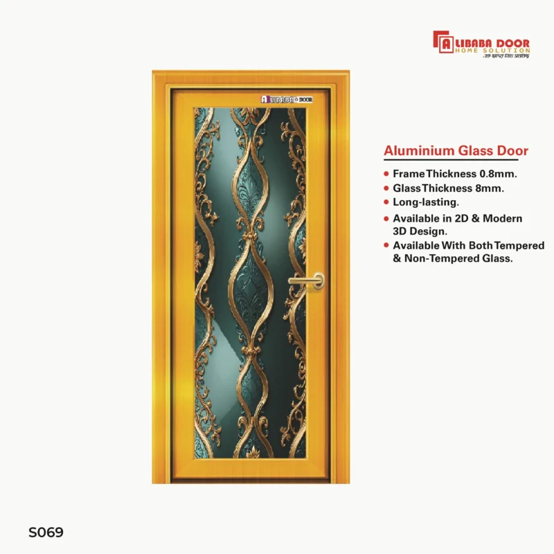 Image of AliBaBa Aluminum Glass Door