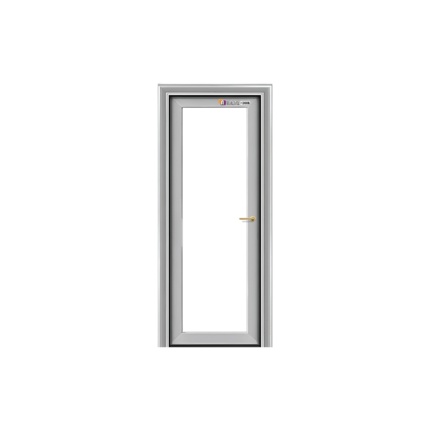 Image of Aluminium Door Silver Frame