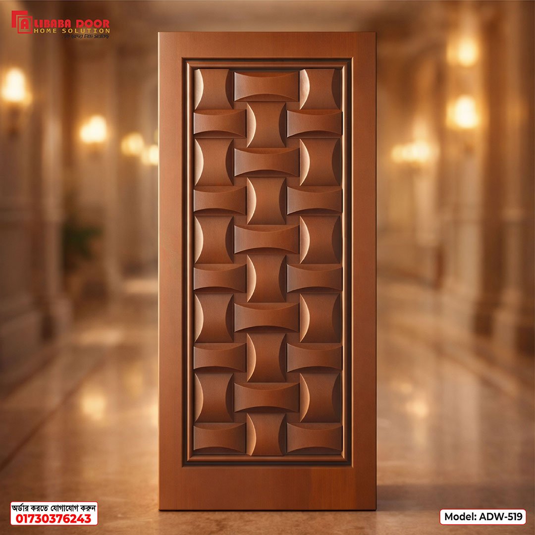 19 Premium Luxury Wooden Door ADW-519 | Burma Teak, Chittagong Teak & Mahogany - Image 1