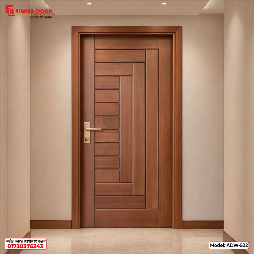 22 Premium Luxury Wooden Door ADW-522 | Burma Teak, Chittagong Teak & Mahogany - Image 1
