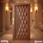 Premium Luxury Wooden Door ADW-505 | Burma Teak, Chittagong Teak & Mahogany