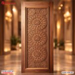 Premium Luxury Wooden Door ADW-507 | Burma Teak, Chittagong Teak & Mahogany