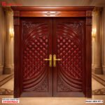 Premium Luxury Wooden Door ABW-917 D | Burma Teak, Chittagong Teak & Mahogany
