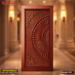 Premium Luxury Wooden Door Model- 972 | Burma Teak, Chittagong Teak & Mahogany