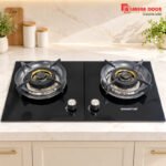 Alibaba 2 Burner Gas Stove Model 668B2 with Premium Black Glass Top
